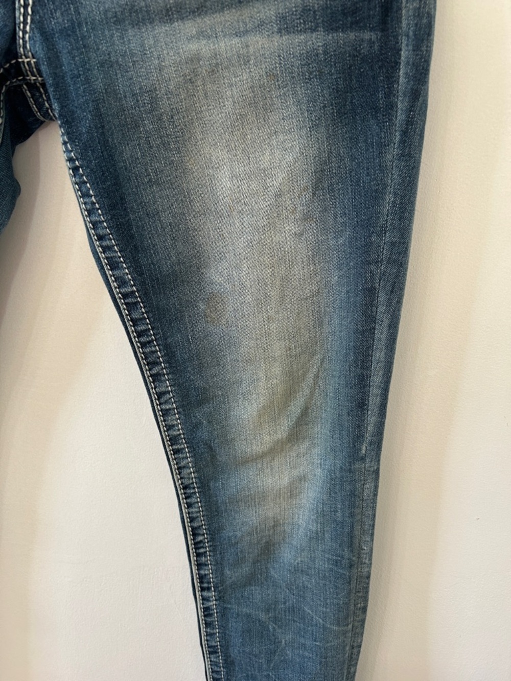 Miss Me Jeans Hailey Skinny 28 Blue Denim Aztec Embellished Back Pockets - Picture 7 of 16